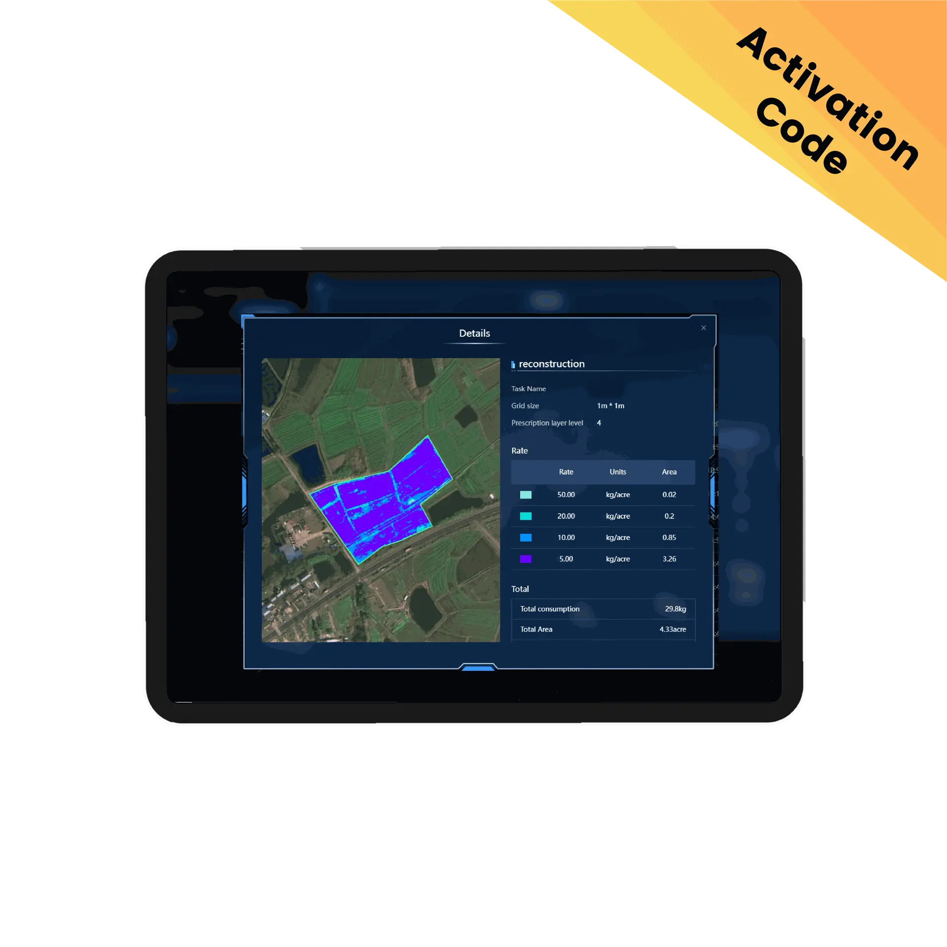 Licence d'activation du système de gestion agricole FJD par an