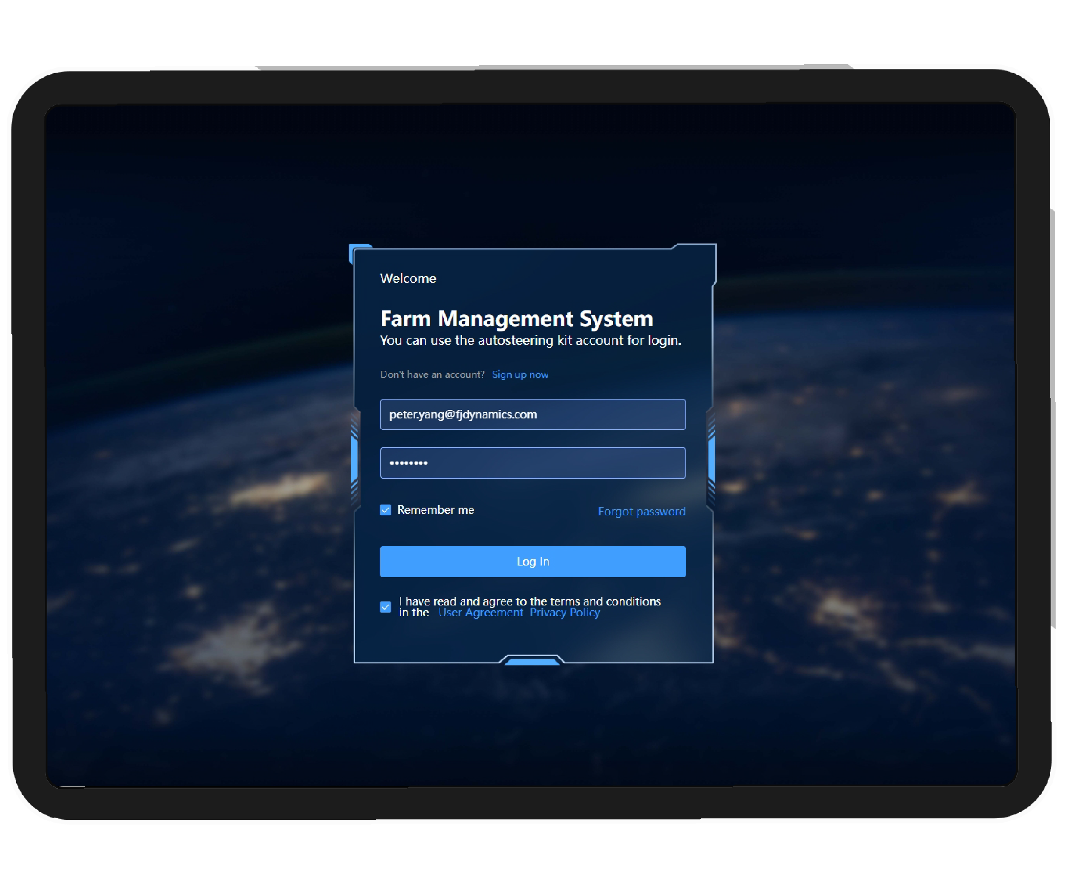 Licence d'activation du système de gestion agricole FJD par an