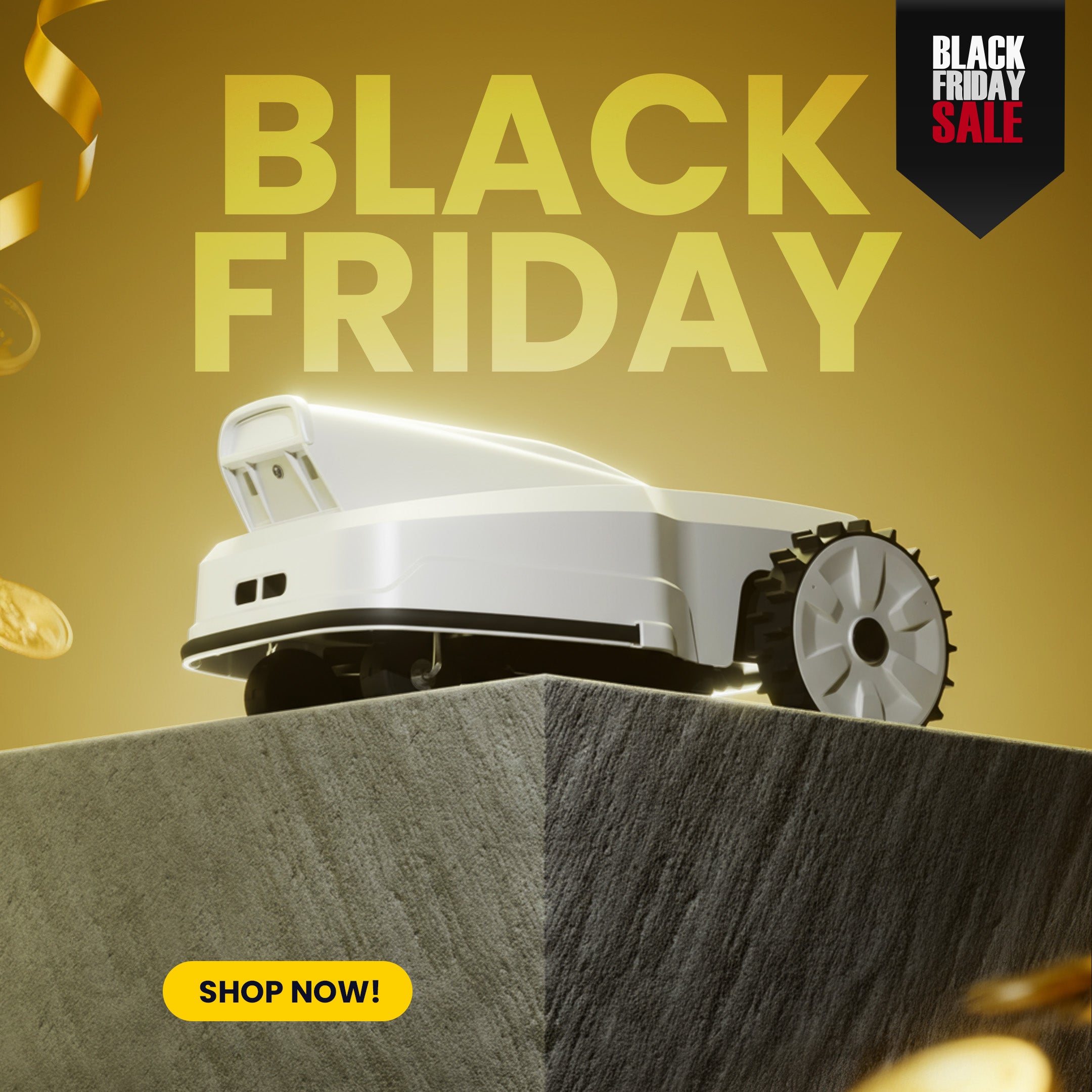 Tondeuse à gazon robotisée automatique sans fil FJD FV2000 pour jardins