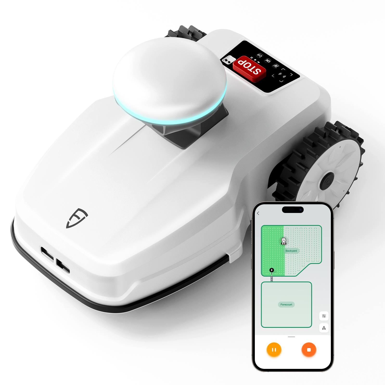 Tondeuse robotisée sans fil intelligente FJD FR4000 pour toute la famille