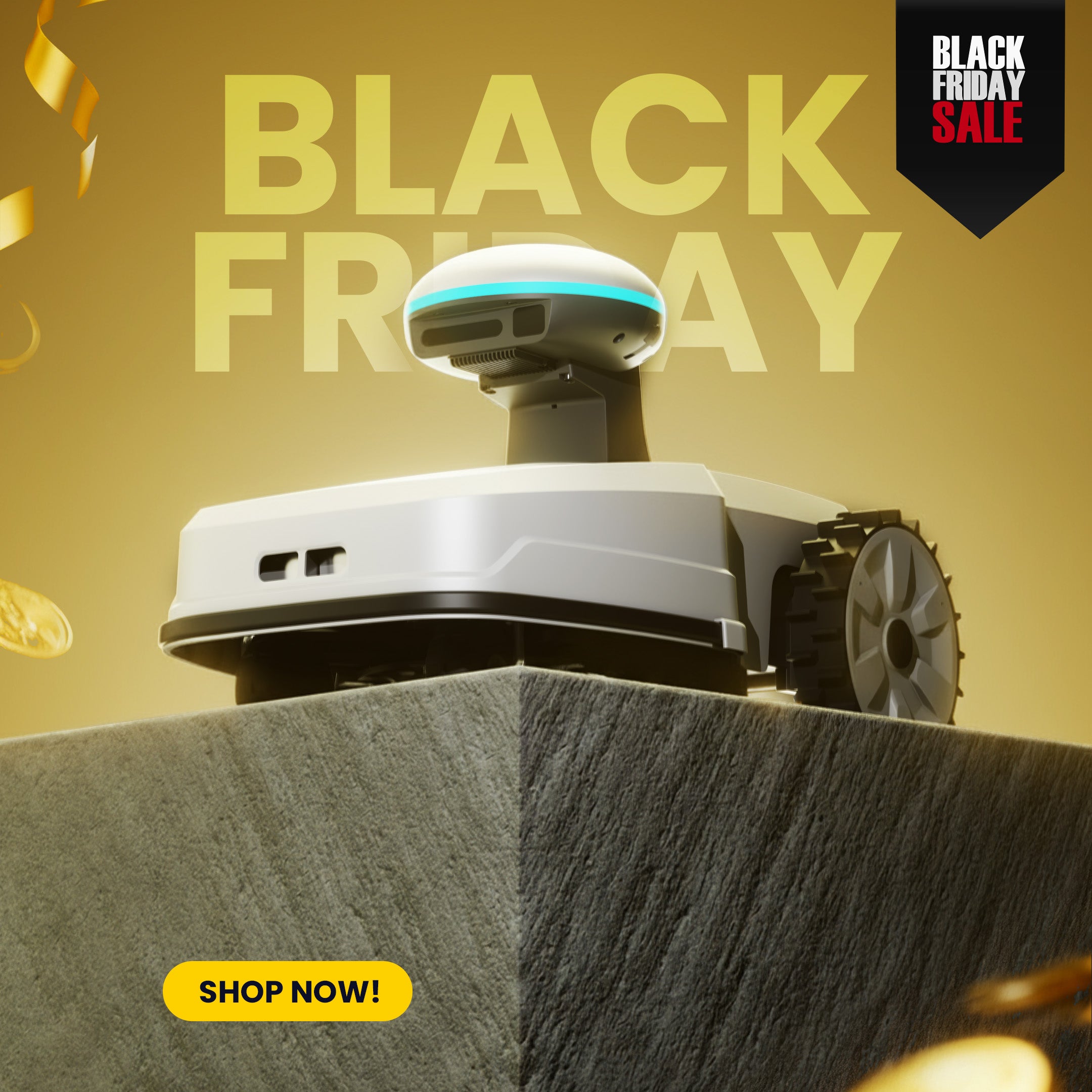 Tondeuse à gazon robotisée intelligente sans fil FJD FR4000 pour la famille